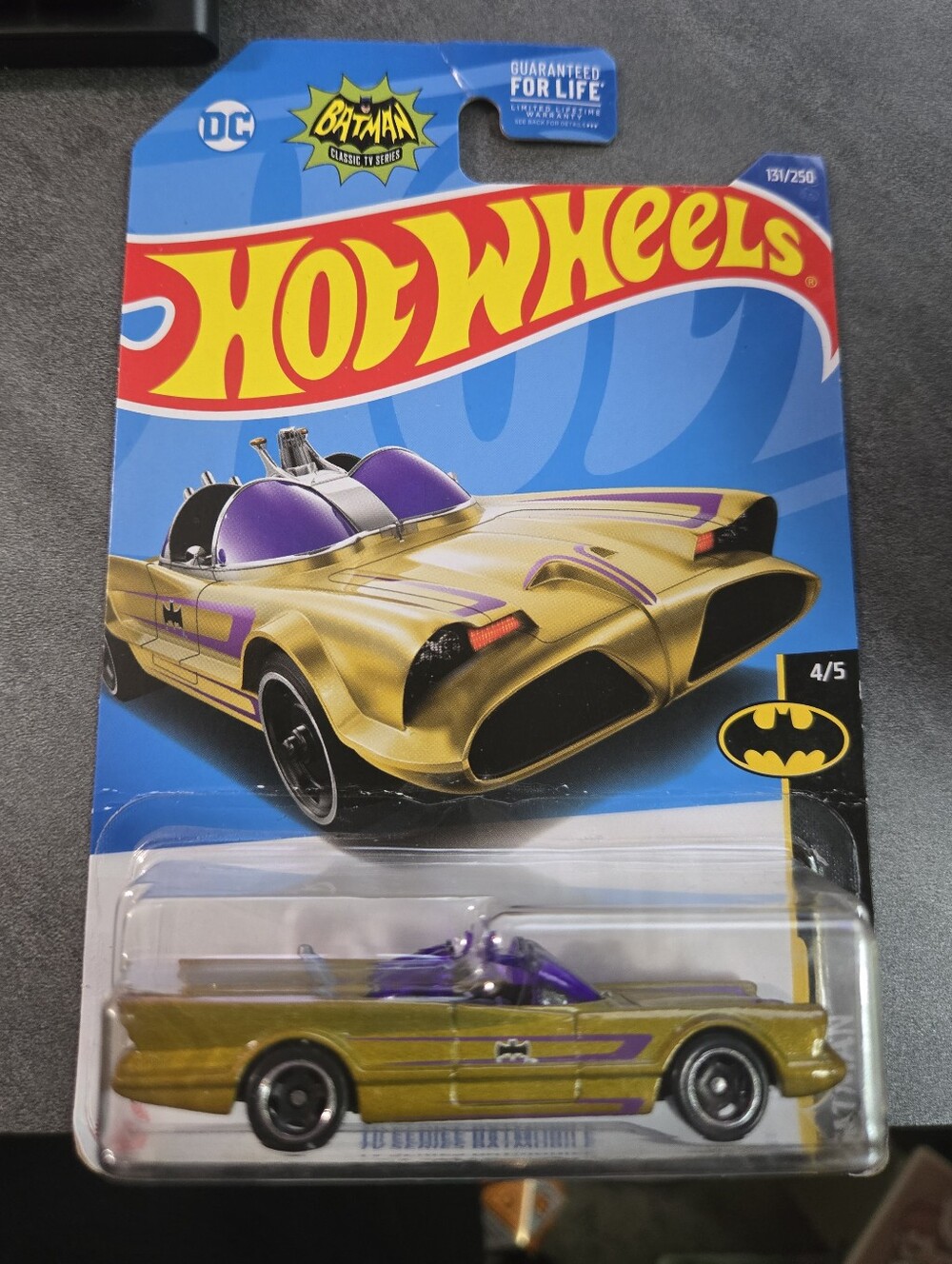 Hot Wheels Gold TV Series Batman Batmobile 2022